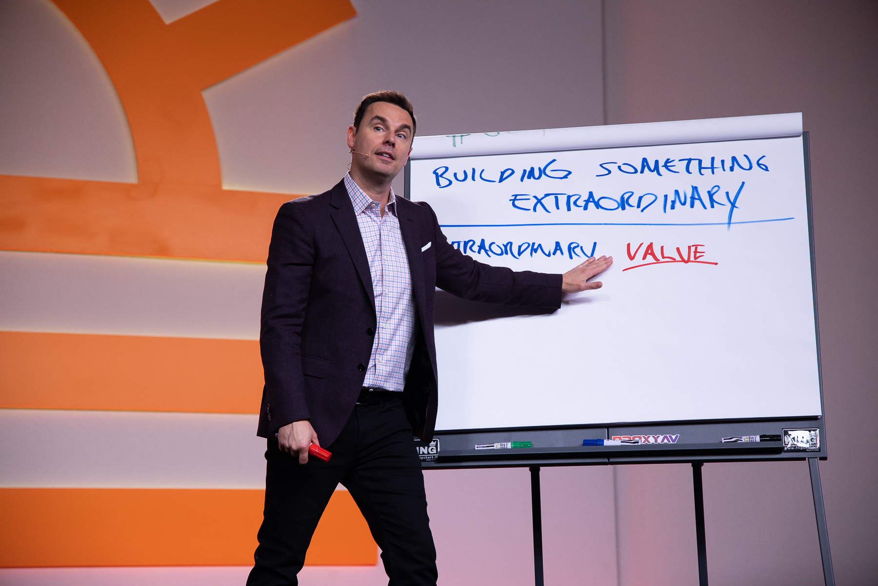 Brendon Burchard on stage