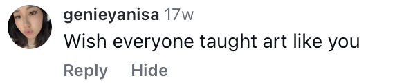 Student testimonial