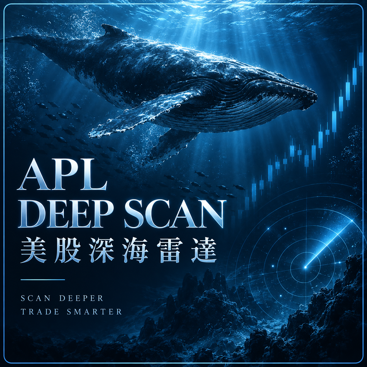 APL Deep Scan 美股深海雷達，深海鯨魚與雷達圖表