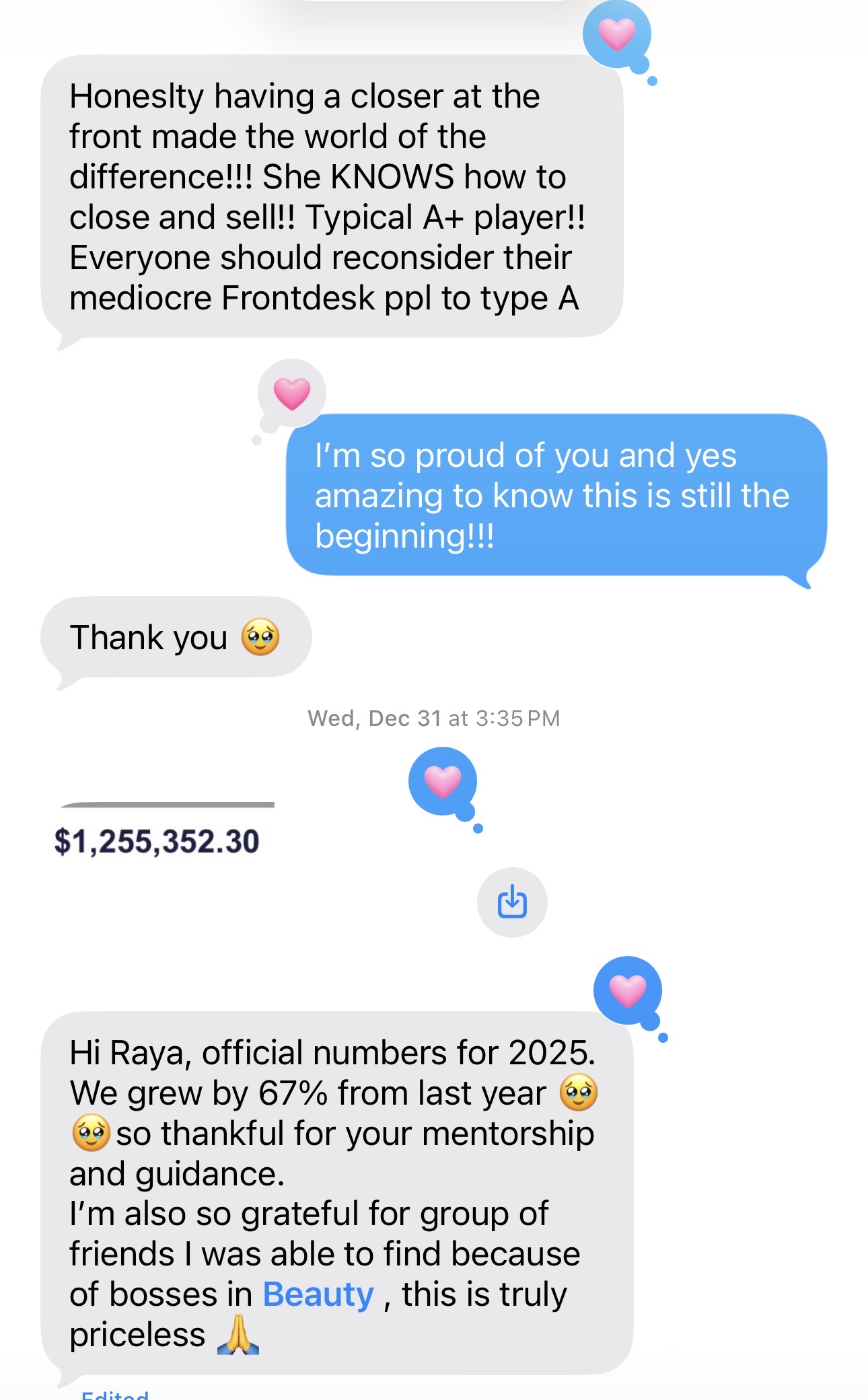 Client results