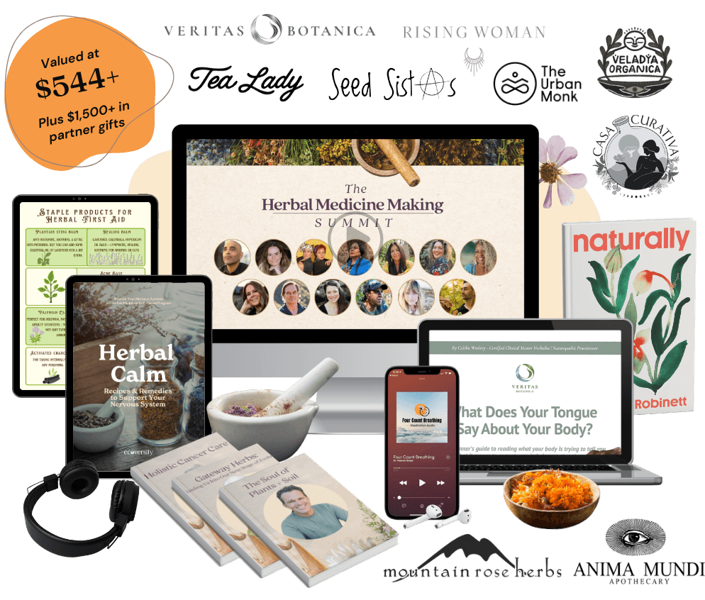 The Herbal Medicine Making Summit VIP pass: both summits plus partner gifts