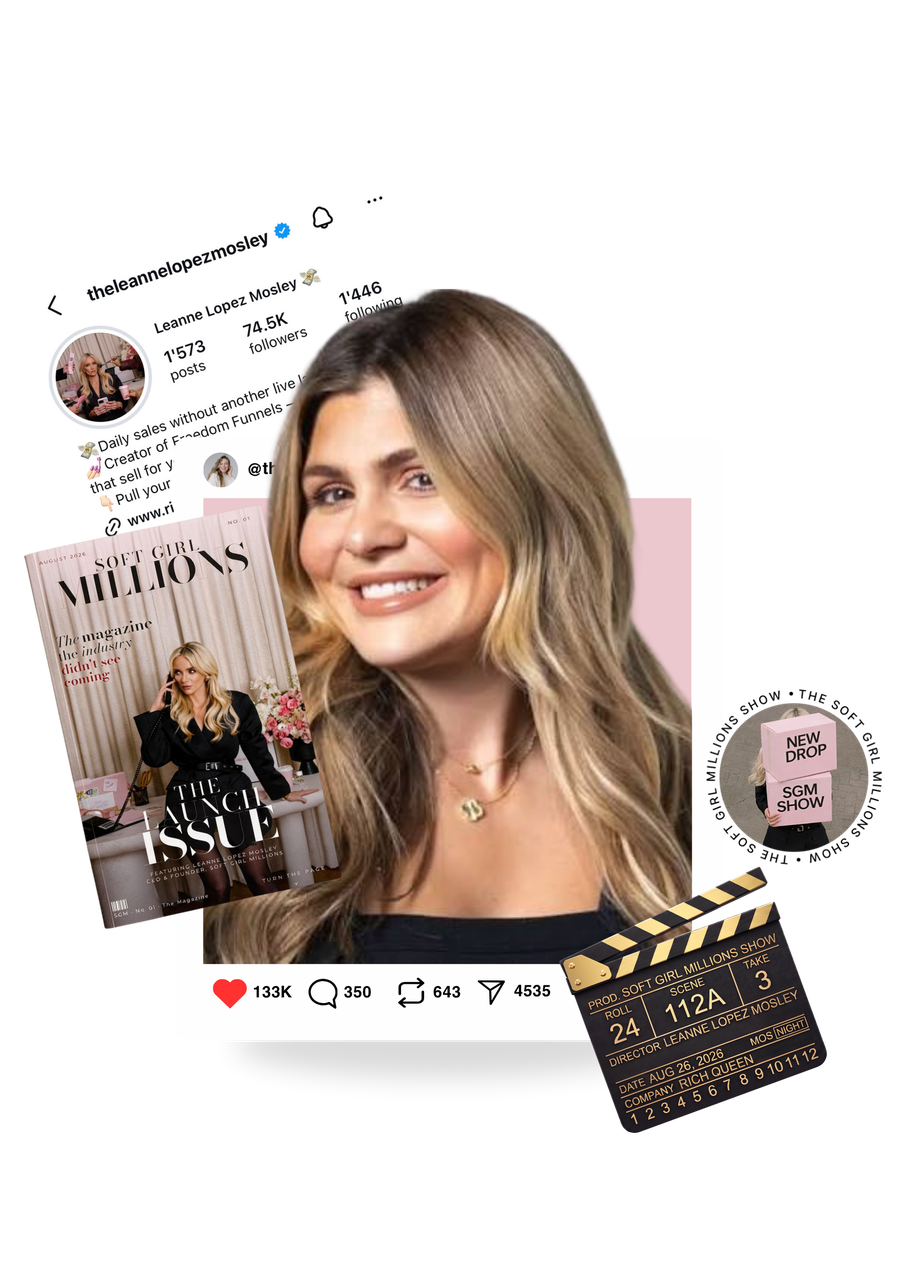 Rachel Paige featured in the Soft Girl Millions collage