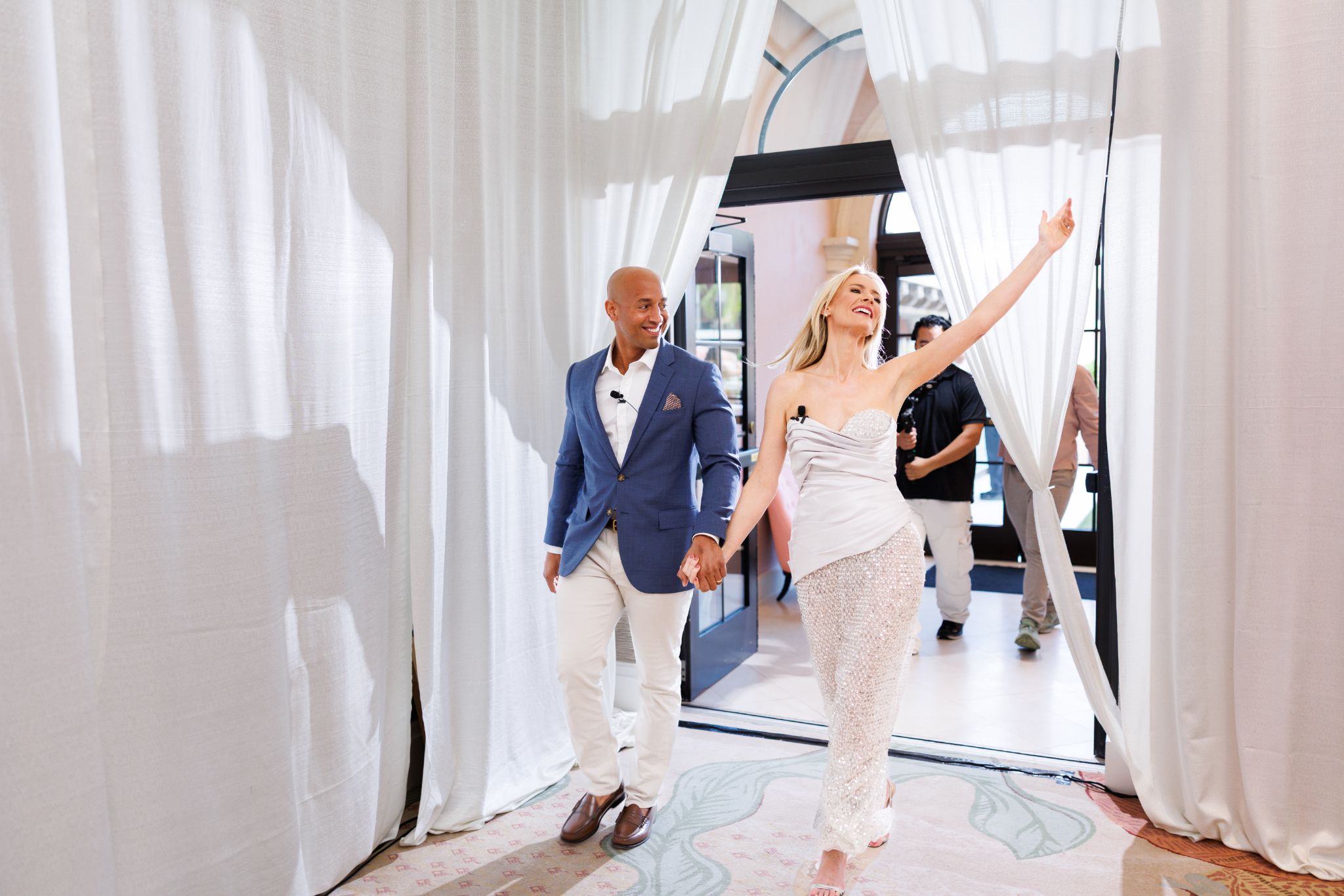 Leanne making her entrance at SGM Mastermind Live 2025