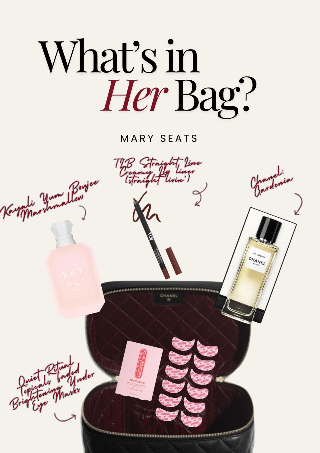 What's in Her Bag? Mary Seats
