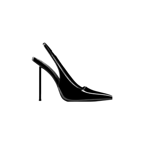 G63 Slingback Pump in Nero