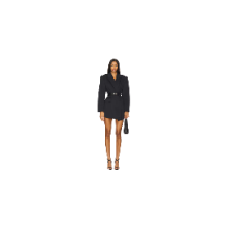 blazer dress cut-out (PNG, transparent)