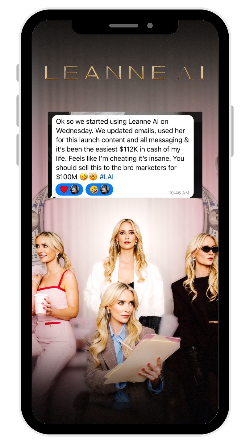 Client message about Leanne AI