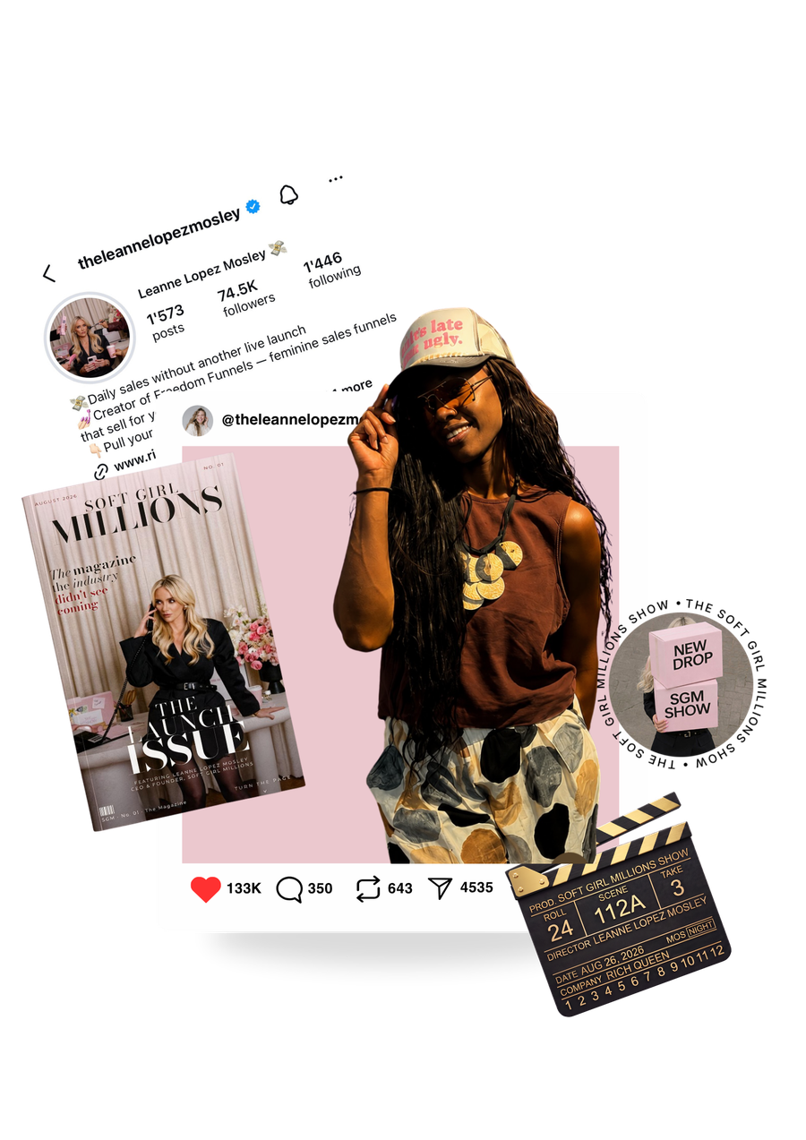 Soft Girl Millions collage