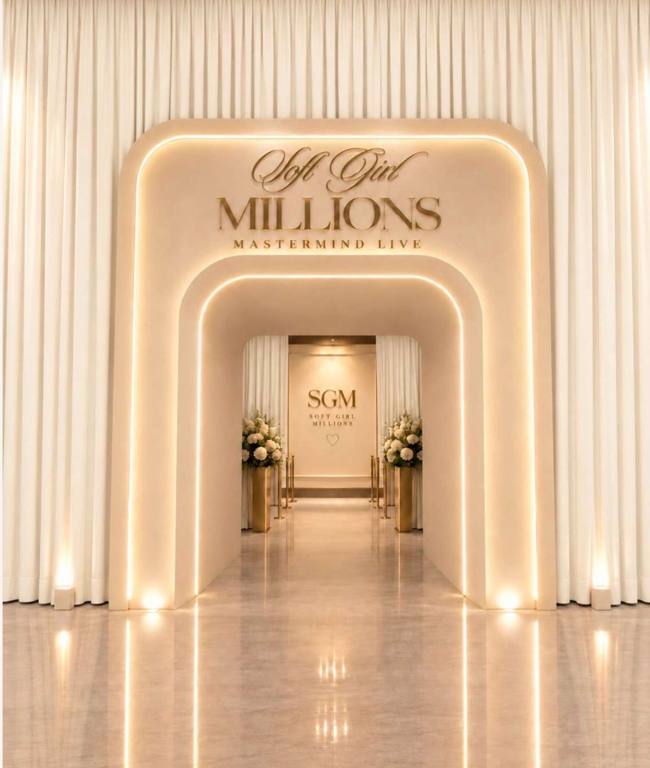 The entrance
