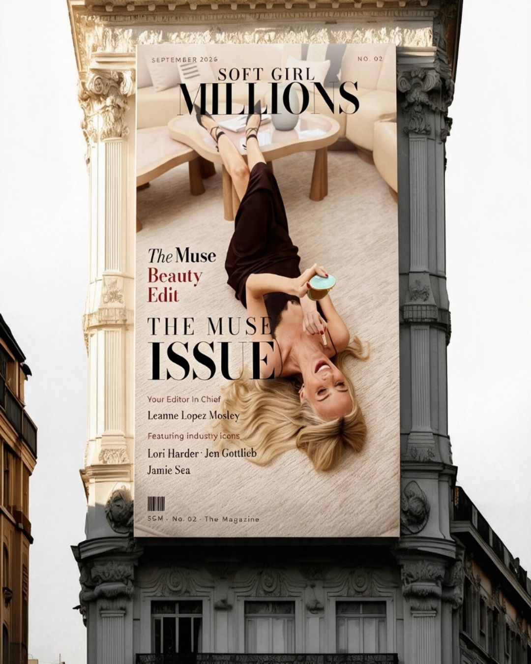 SGM The Magazine on a Paris billboard