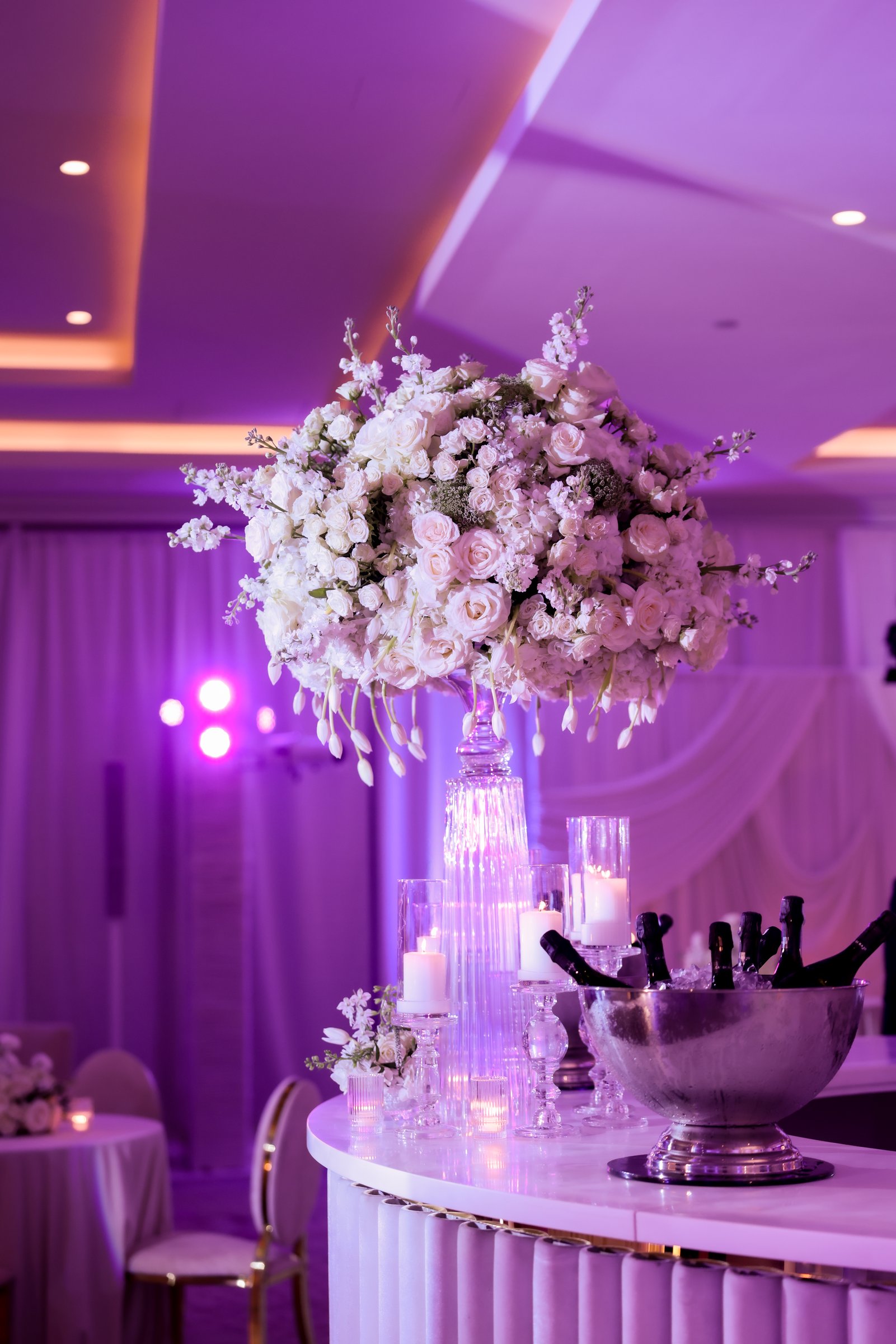 Champagne and florals at SGM 2025