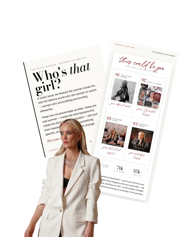 magazine spread mock-up
