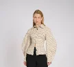 Arlo Shirt in Sand Plaid
