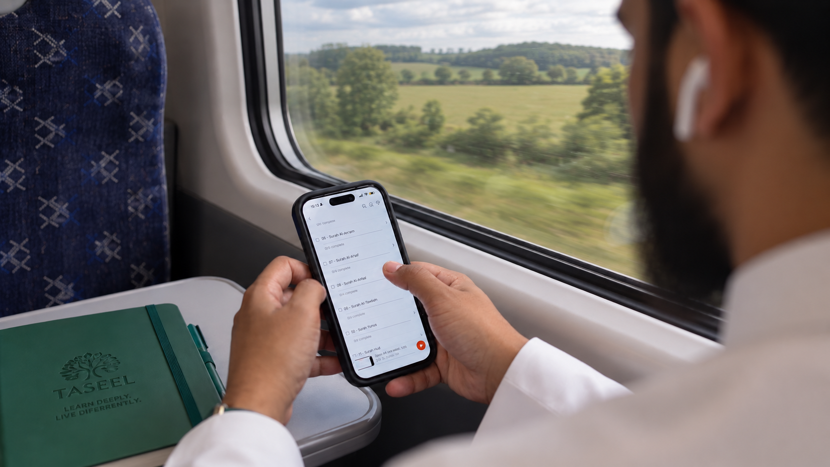 Catch up on classes on the go using the mobile app