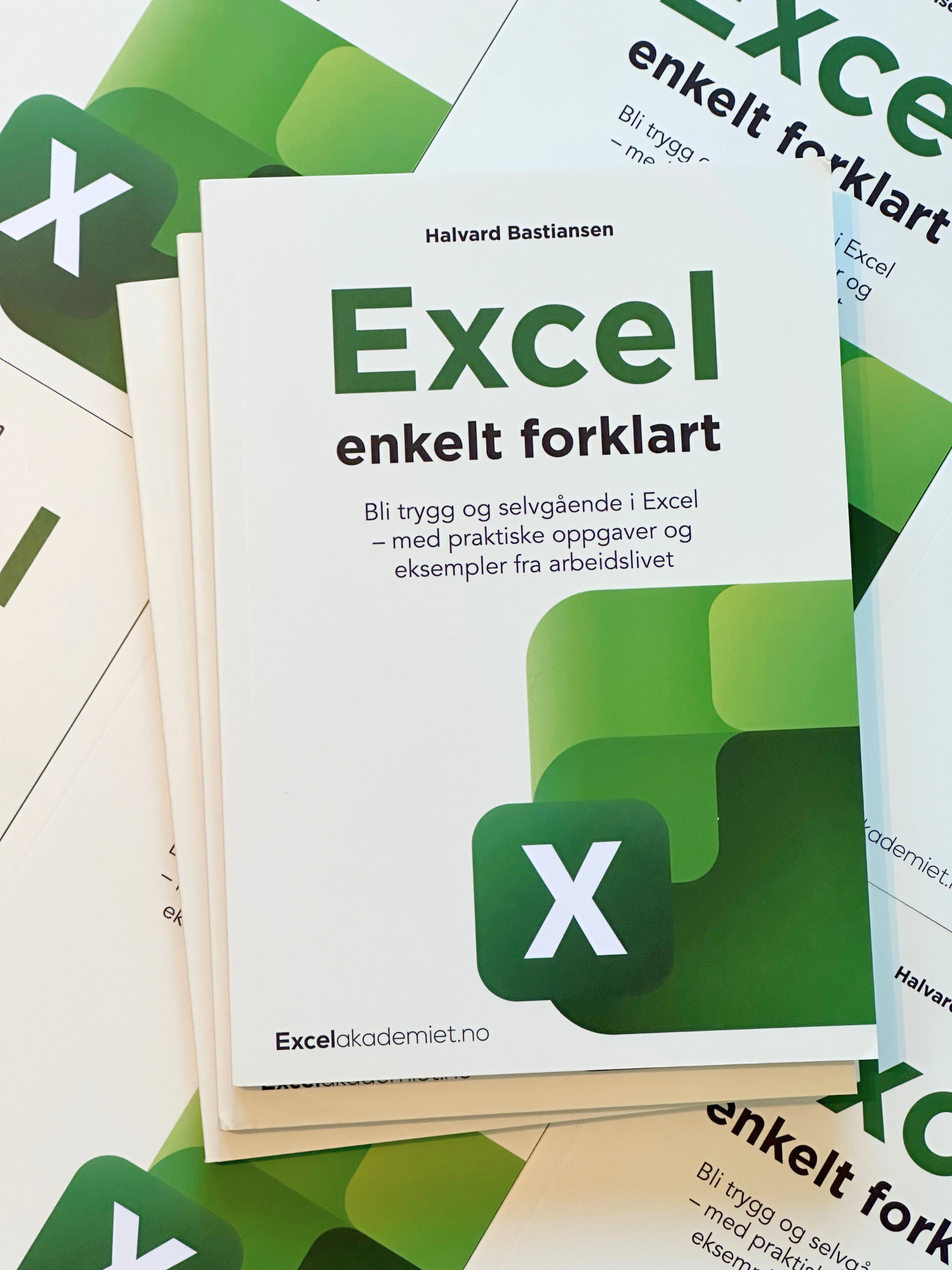 Excel enkelt forklart av Halvard Bastiansen