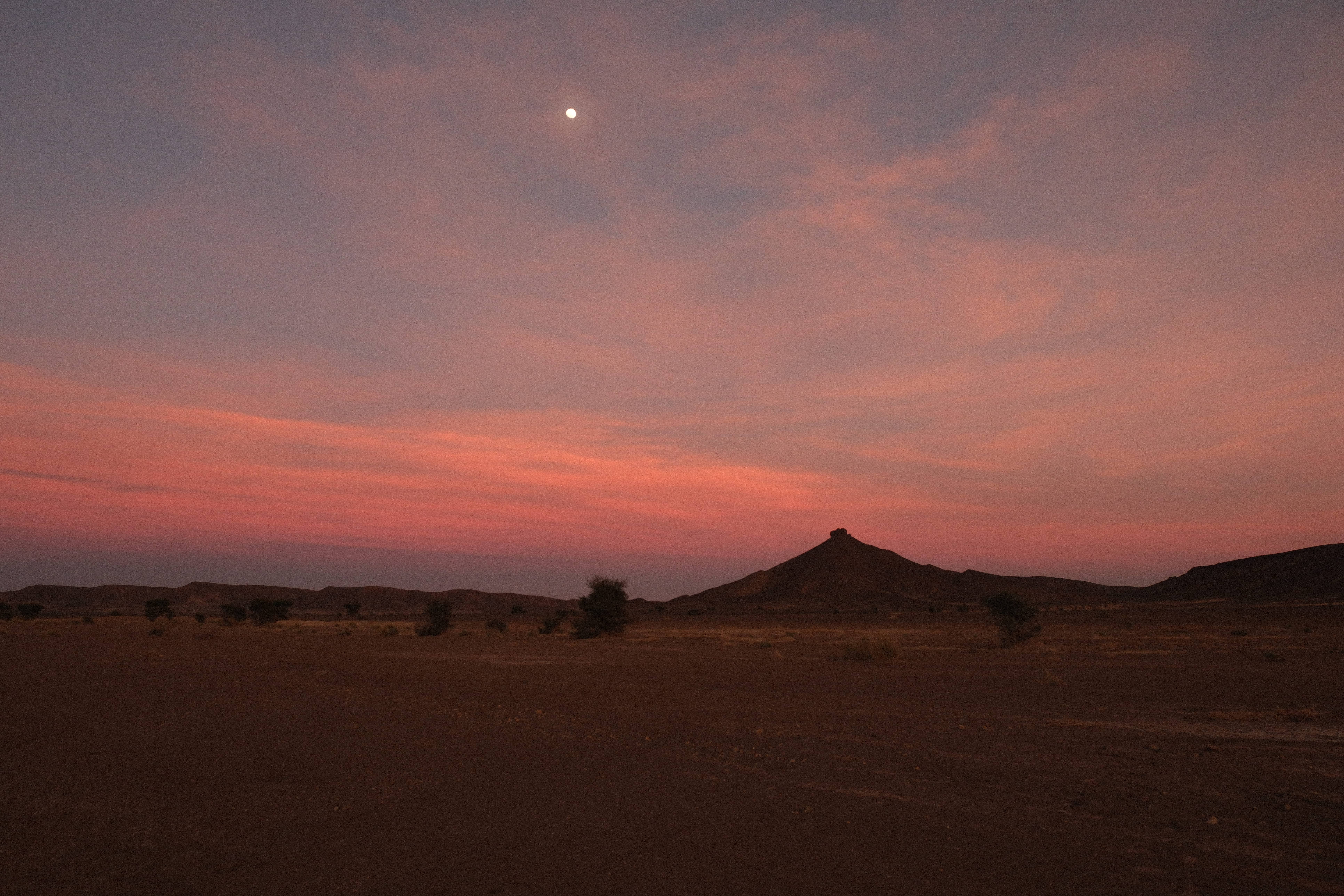Atardecer en el desierto