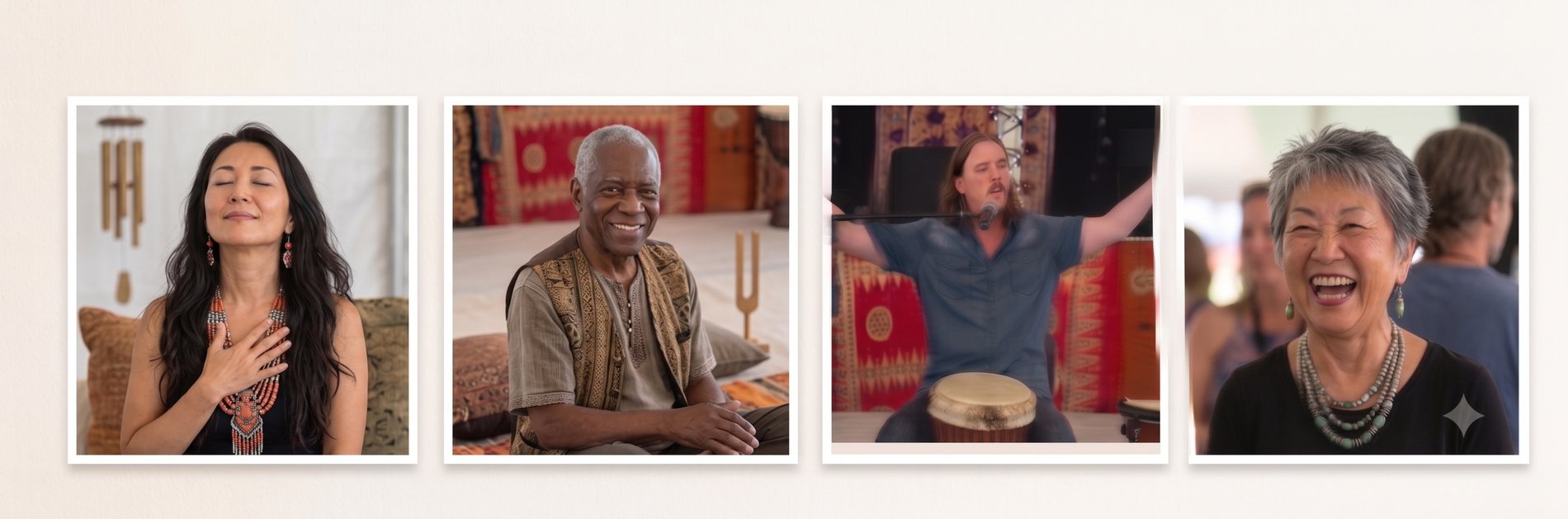 People in one of Jim Donovan's live sound sessions