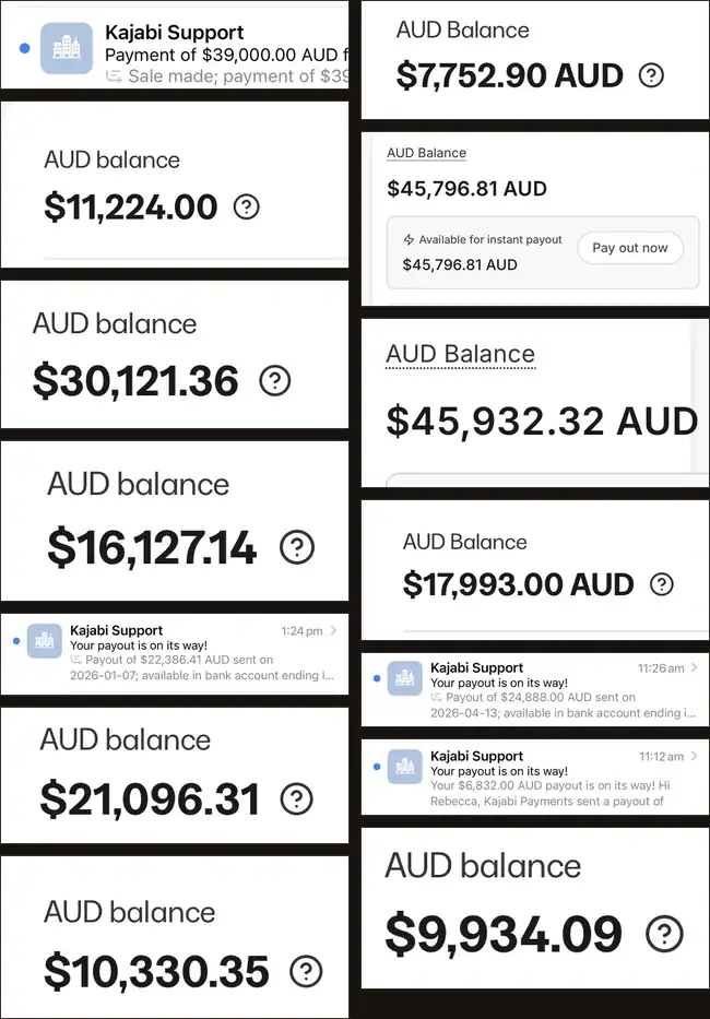Payout notifications