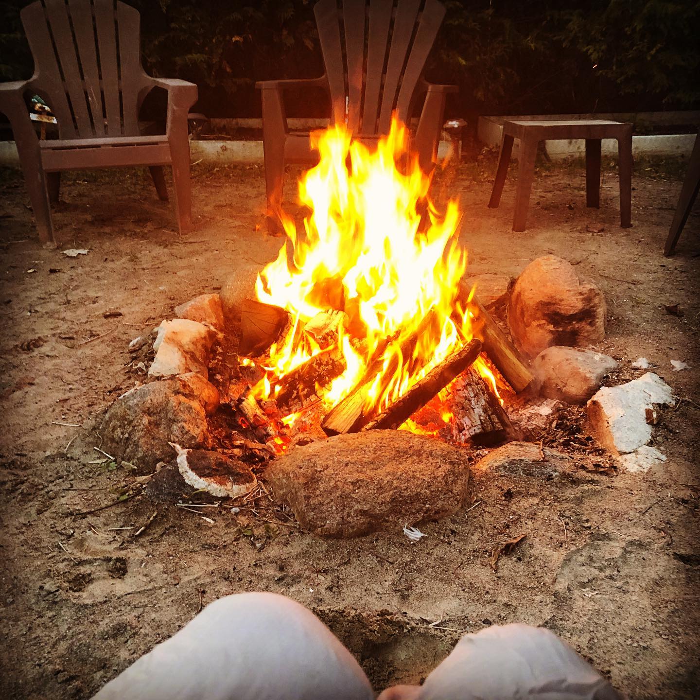 Bonfire ceremony — Release & Rebirth