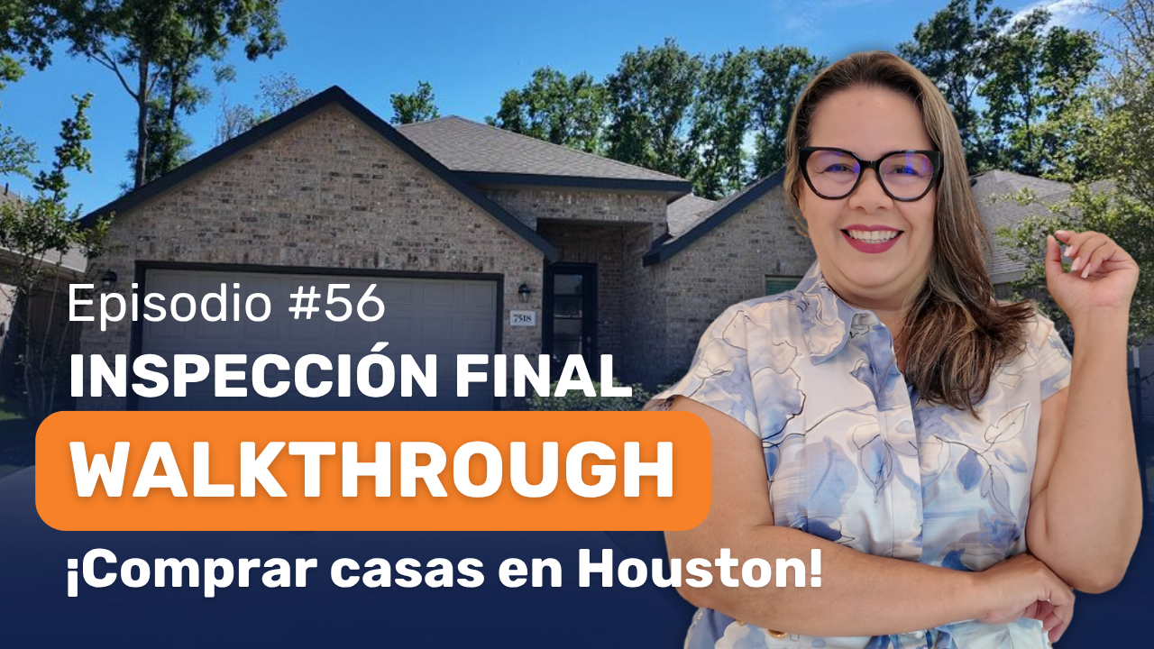 Walkthrough en una casa en Houston