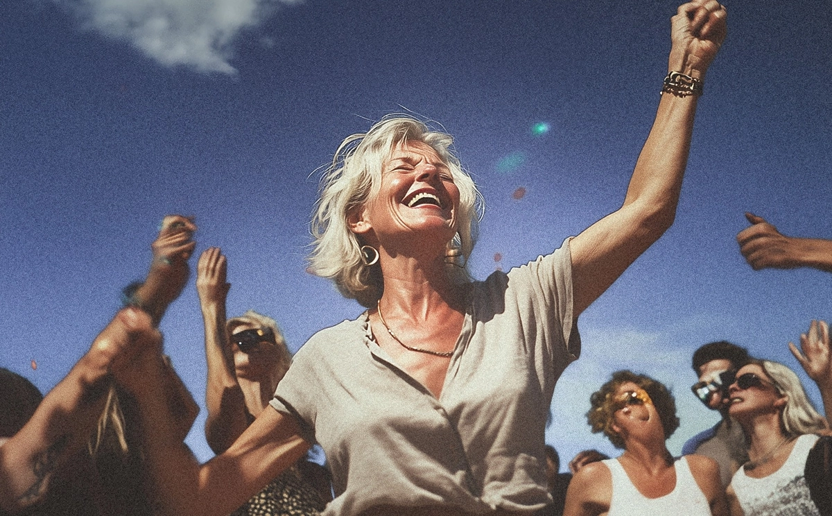 Get In Good Nick member exercising at home — strength and mobility training for women over 50