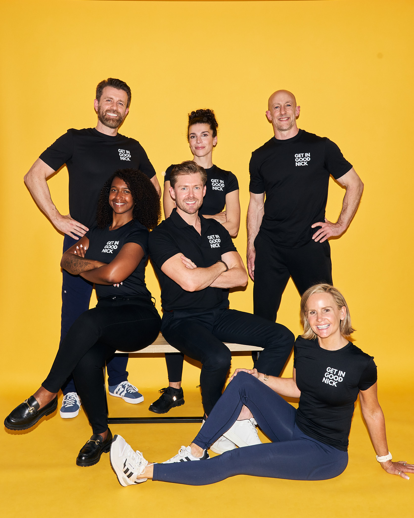 The Get In Goodnick coaching team who guide you through the nine-week programme
