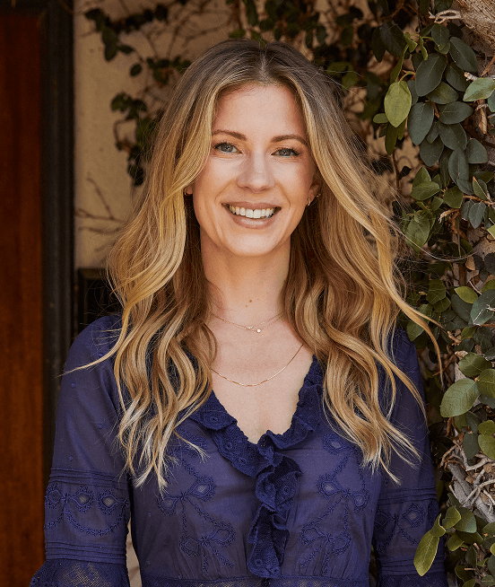 Sarah smiling