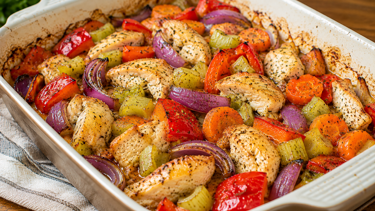 Chicken and Vegetable Bake
