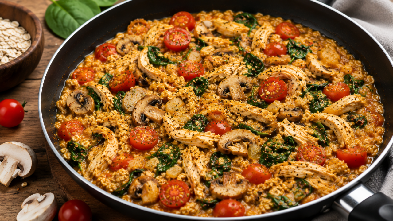 Savoury Chicken Oatmeal