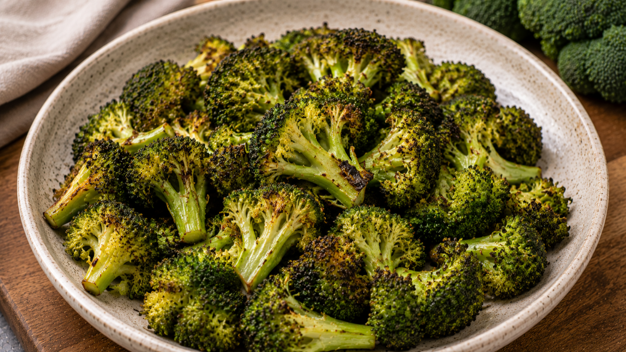 Roasted Broccoli Oil Free