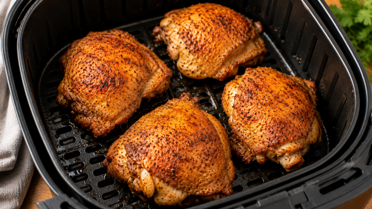Roasted Chicken Thighs Air Fryer
