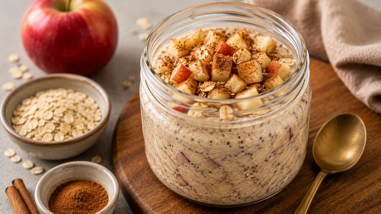 Apple Cinnamon Overnight Oats