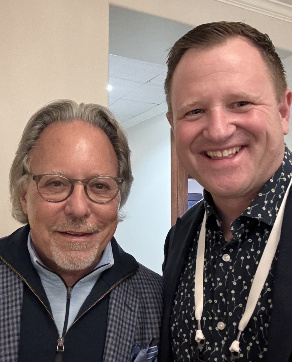 Troy Aberle with his mentor Jay Abraham