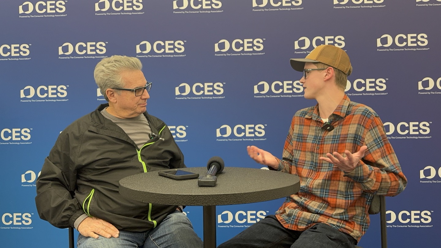 Alan Taylor interviewed Troy and Luke for Entrepreneur. A moment from the conversation at CES.