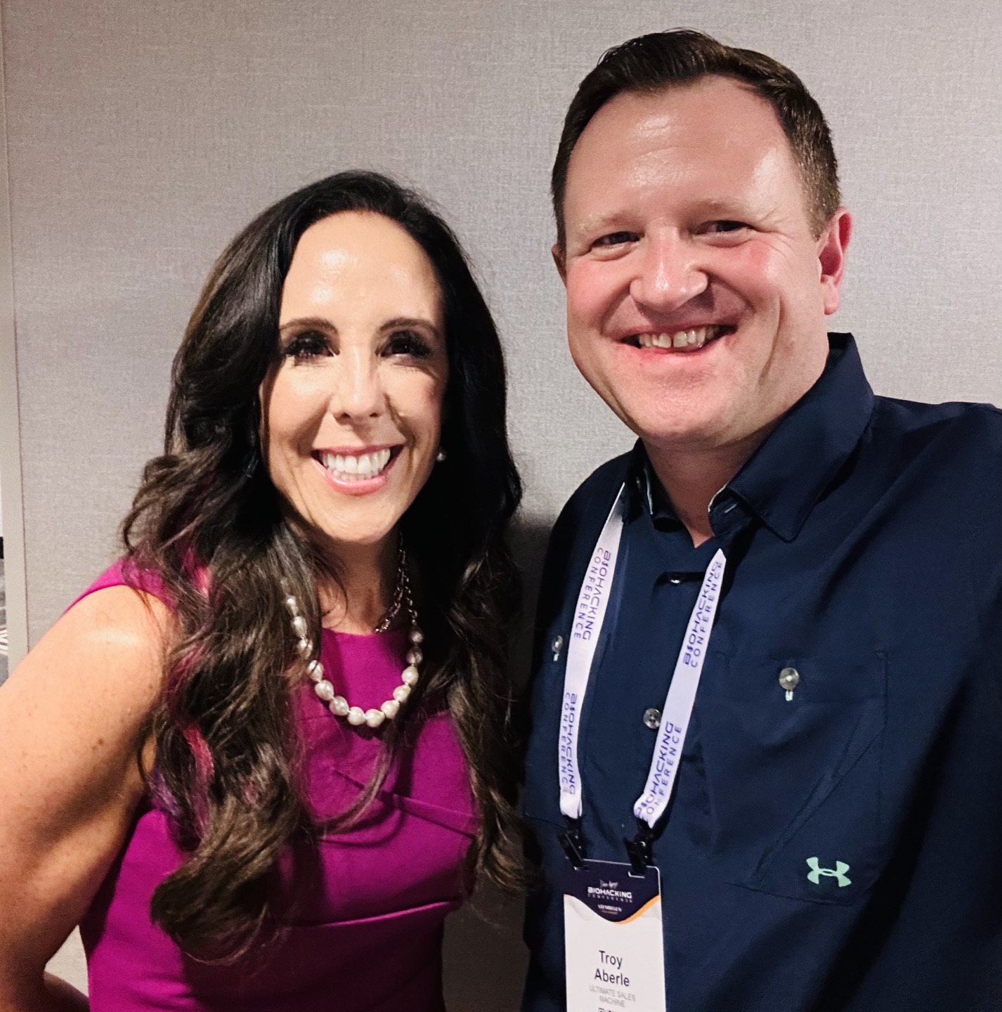 Troy Aberle with Dr. Jill Carnahan