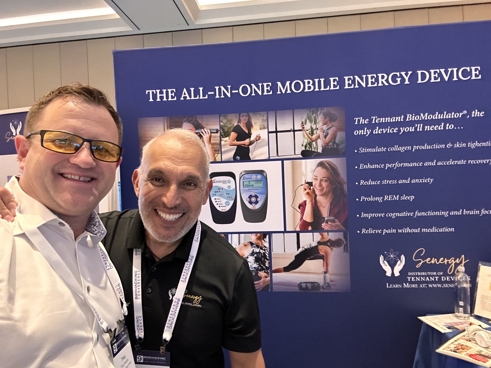 A visit to the Senergy exhibit featuring Tennant devices.