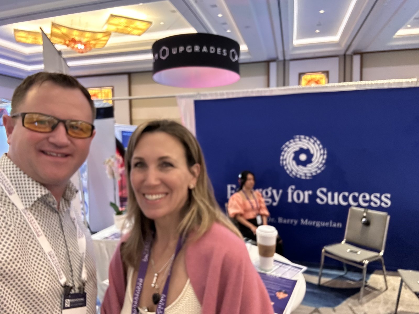 A moment at the Energy for Success booth.