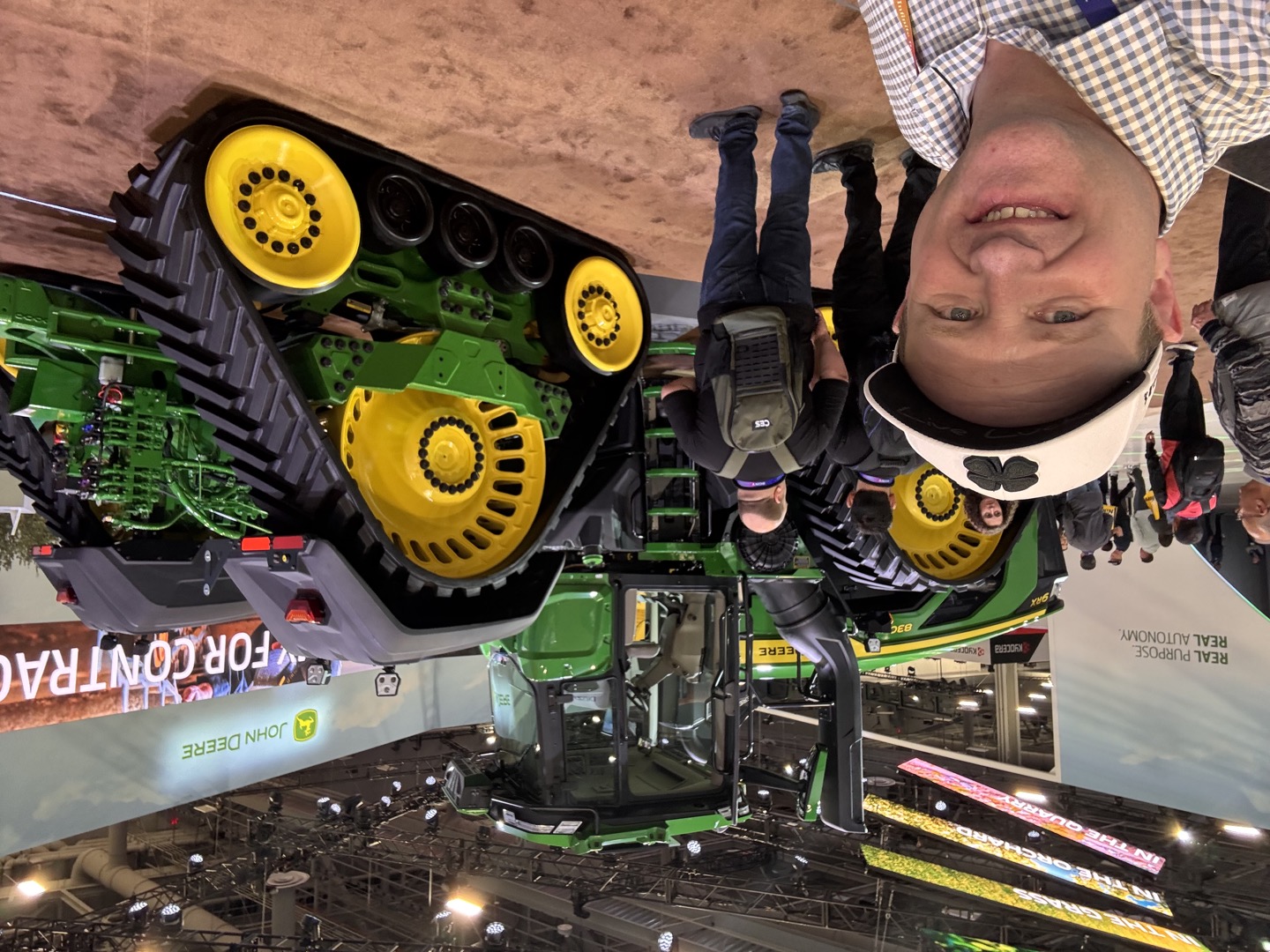 A visit to the John Deere exhibit at CES in Las Vegas.