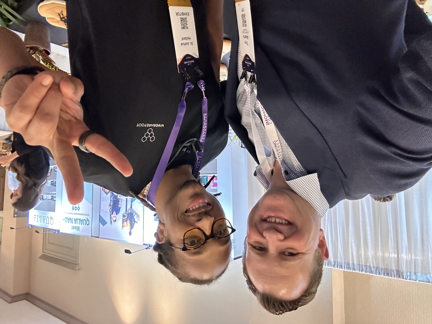 Troy Aberle with Dr. Joshua Holland