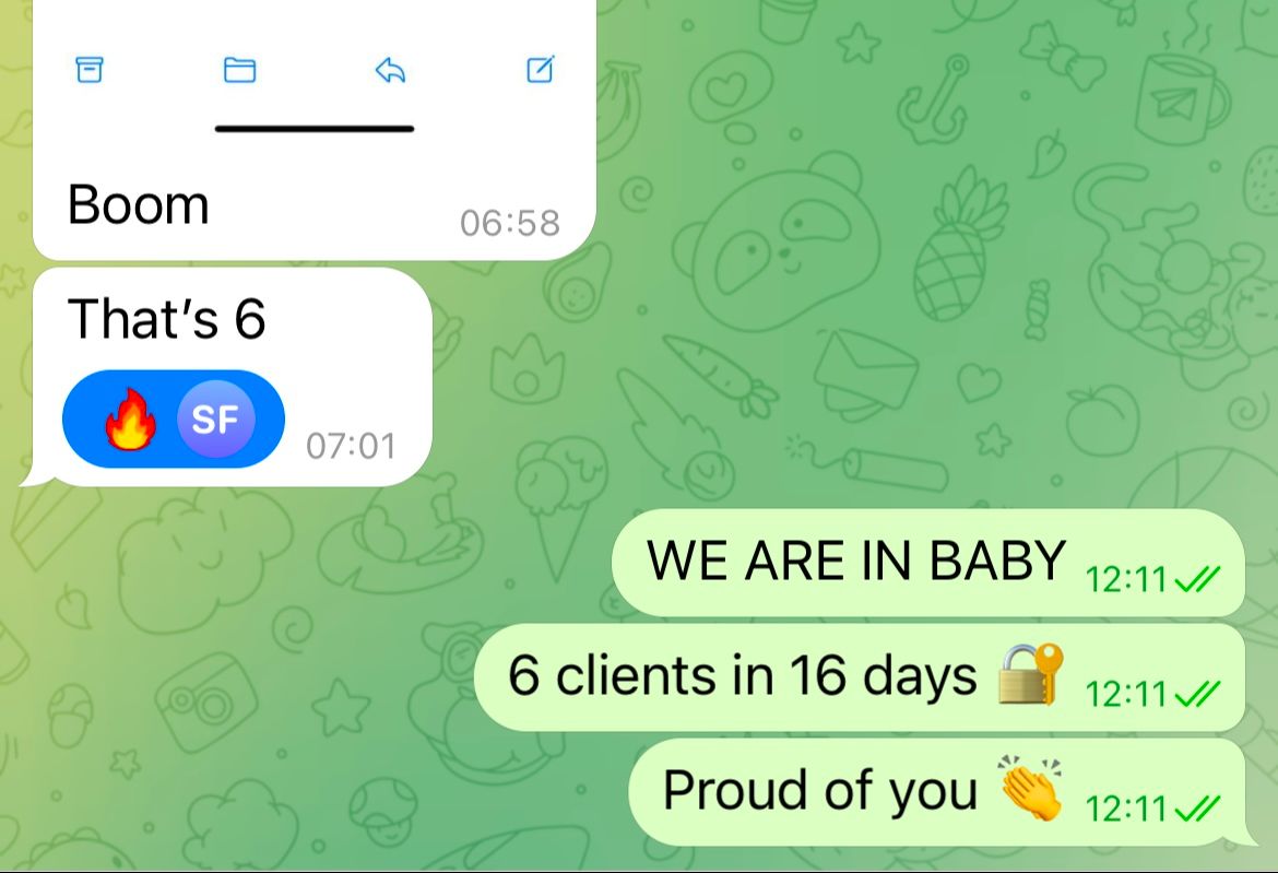 Client testimonial