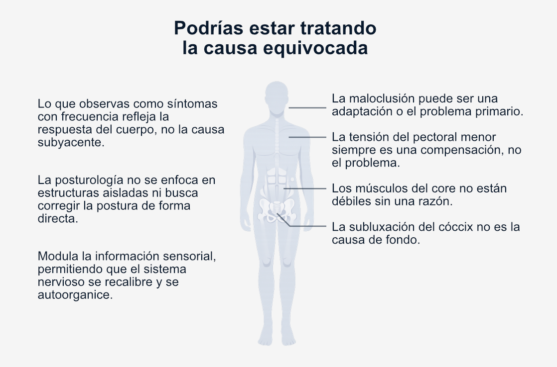 La solución: la posturología