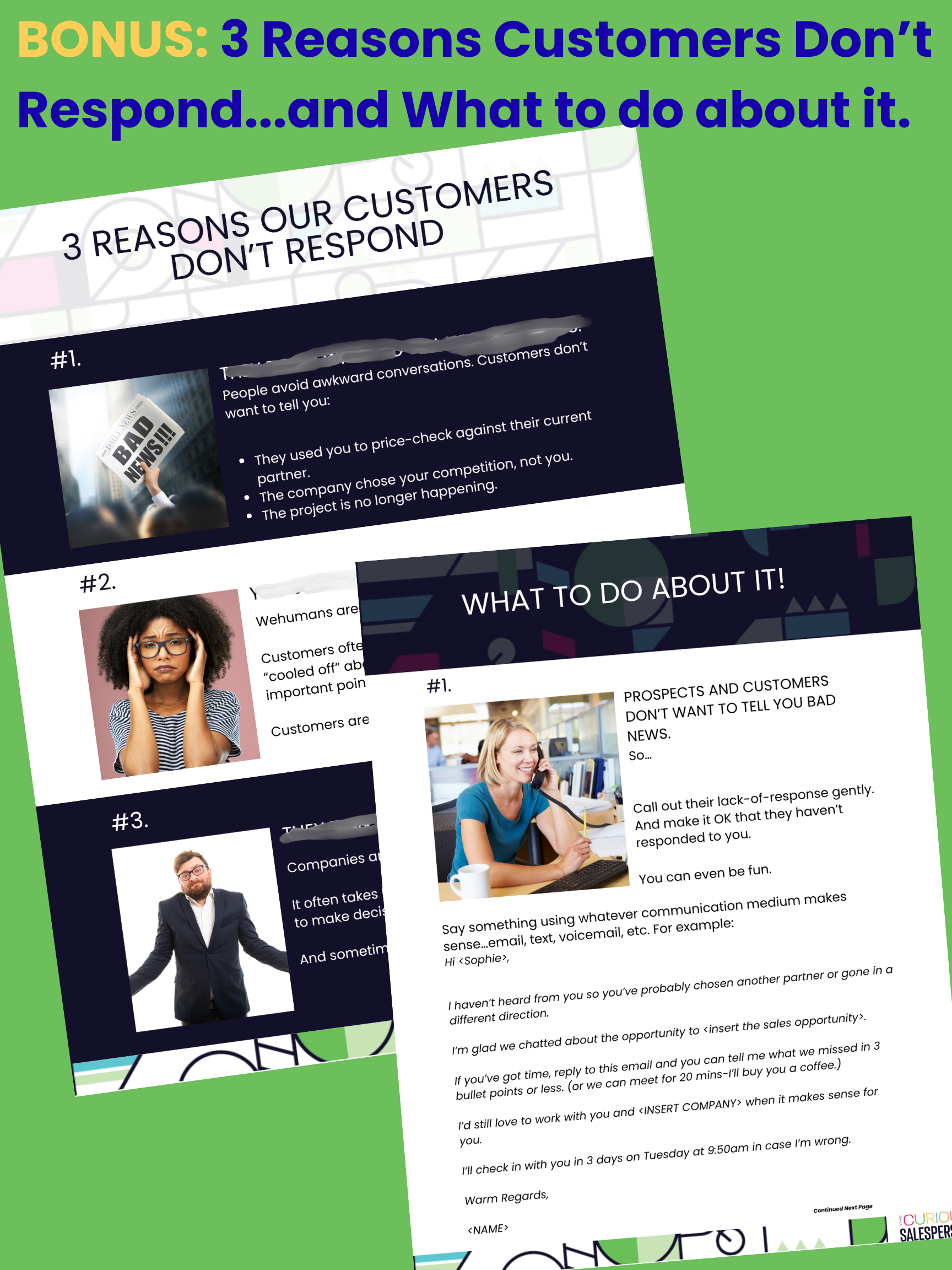 3 Reasons Customers Are Not Calling You Back