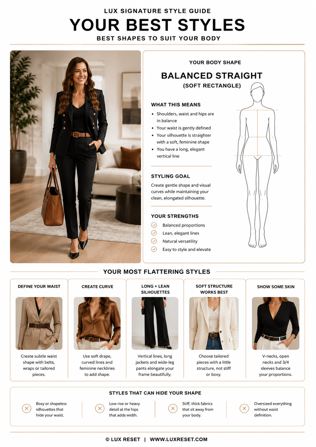 Page 4 of Jaimie's LUX Signature Style Guide