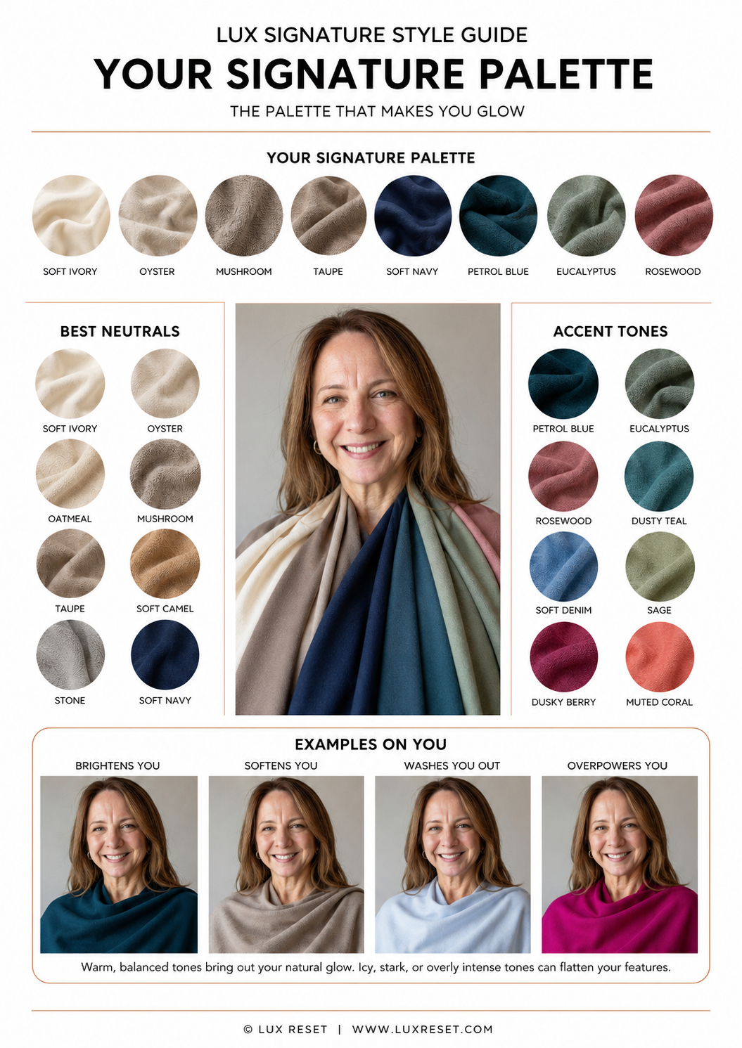 Page 2 of Christine's LUX Signature Style Guide