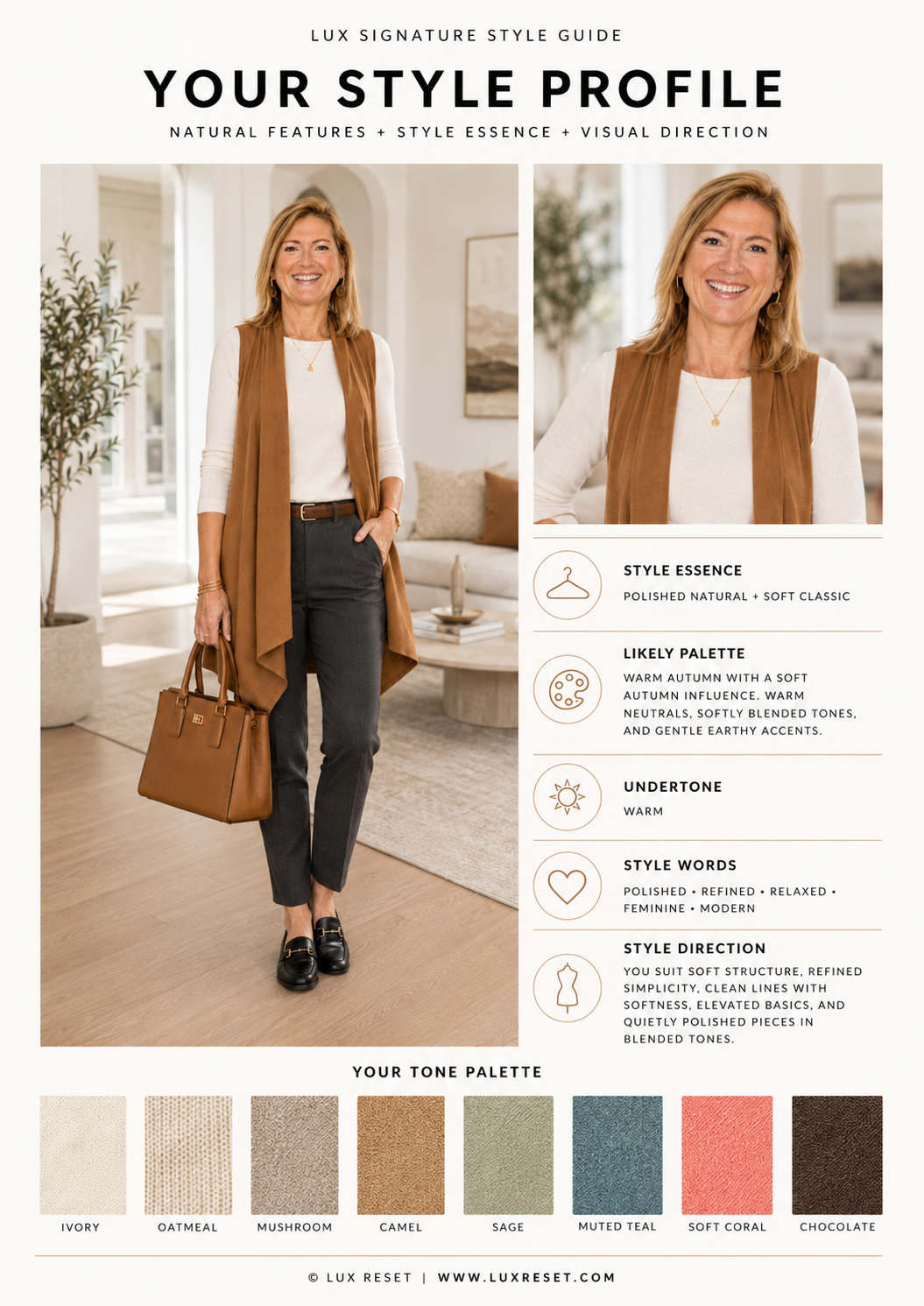 LUX Signature Style Guide, Your Style Profile