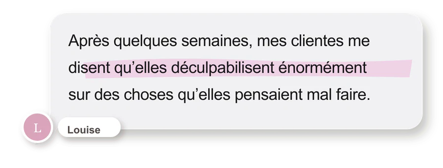 Témoignage de Louise
