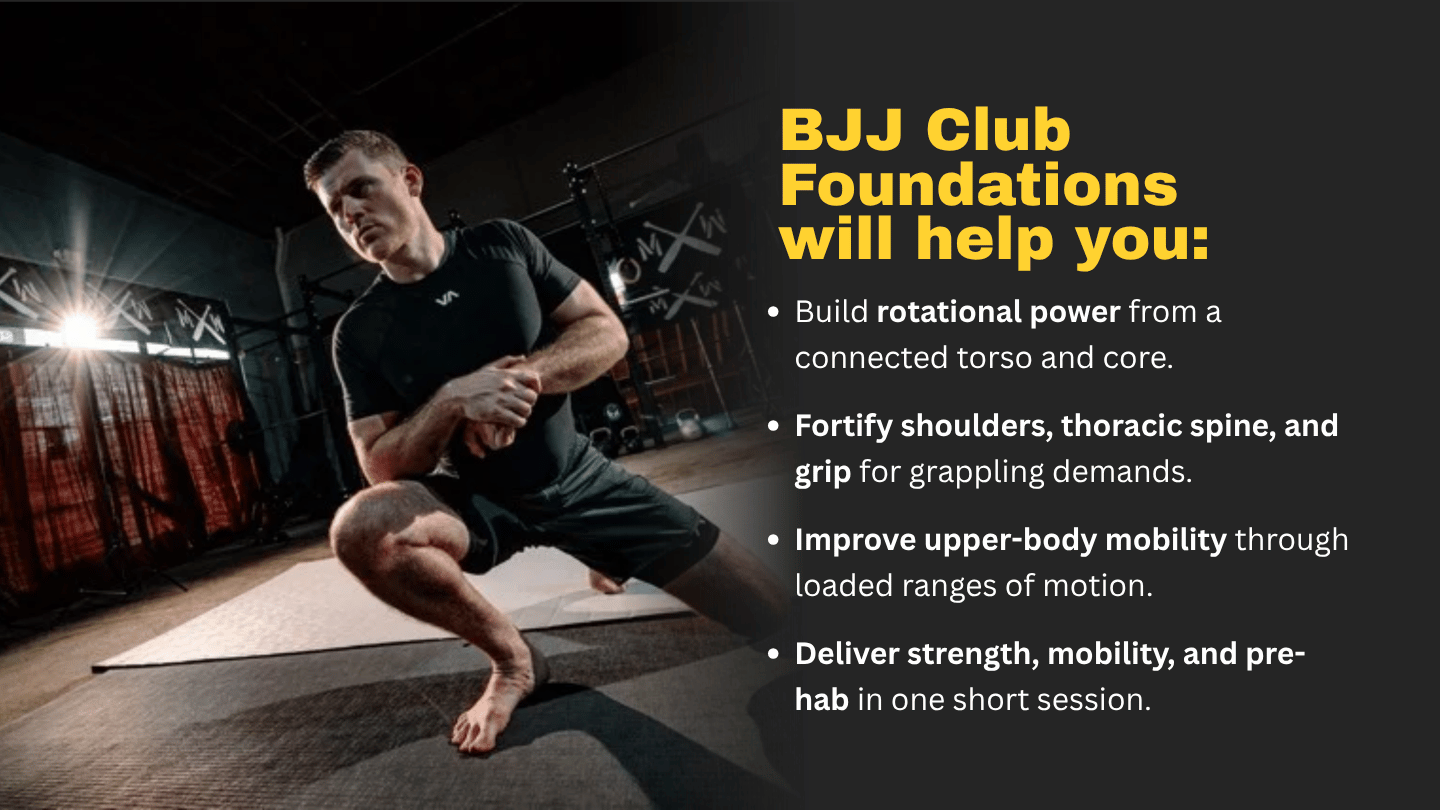 BJJ Club Foundations will help you