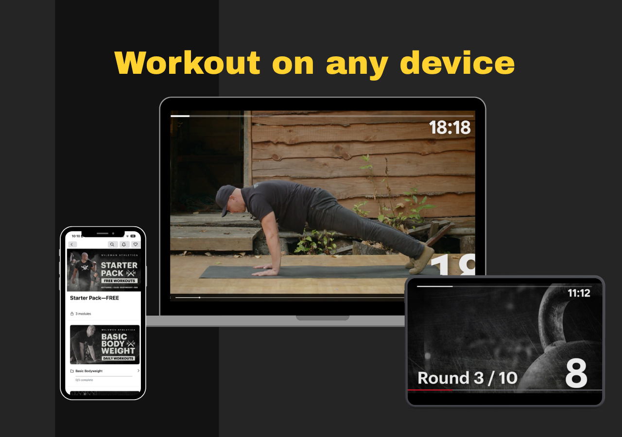 Work out on any device