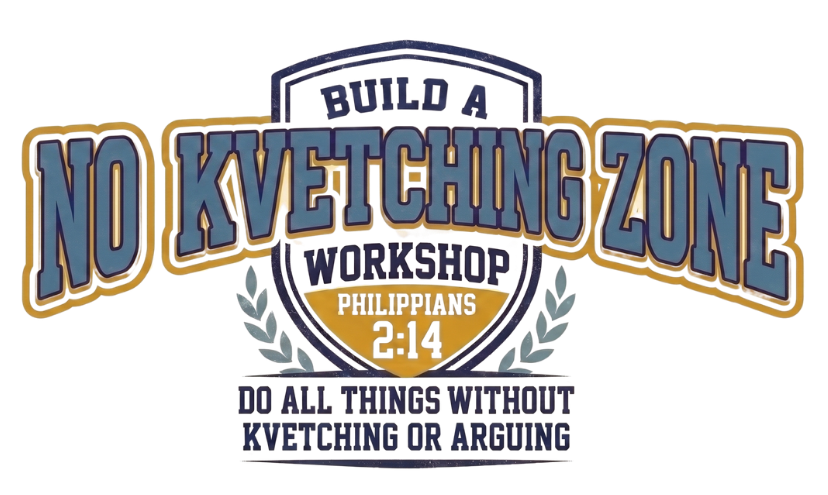 No Kvetching Zone logo