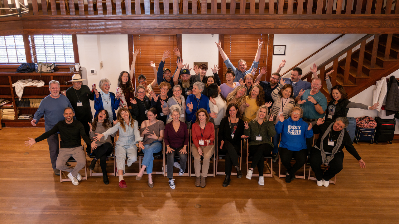 Energy Matters retreat community celebrating together in Boulder